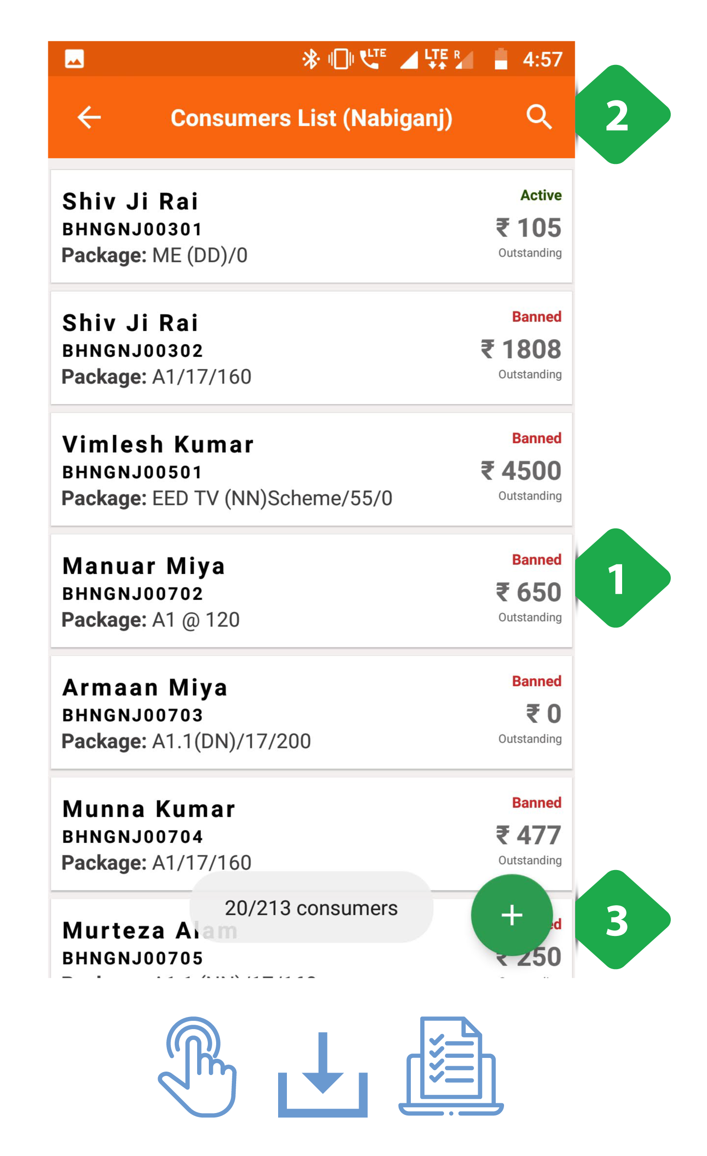 Consumer List